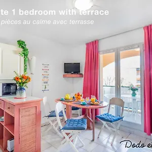 Quiet Cute 1 Bedroom With Terrace - Dodo Et Tartine Appartement